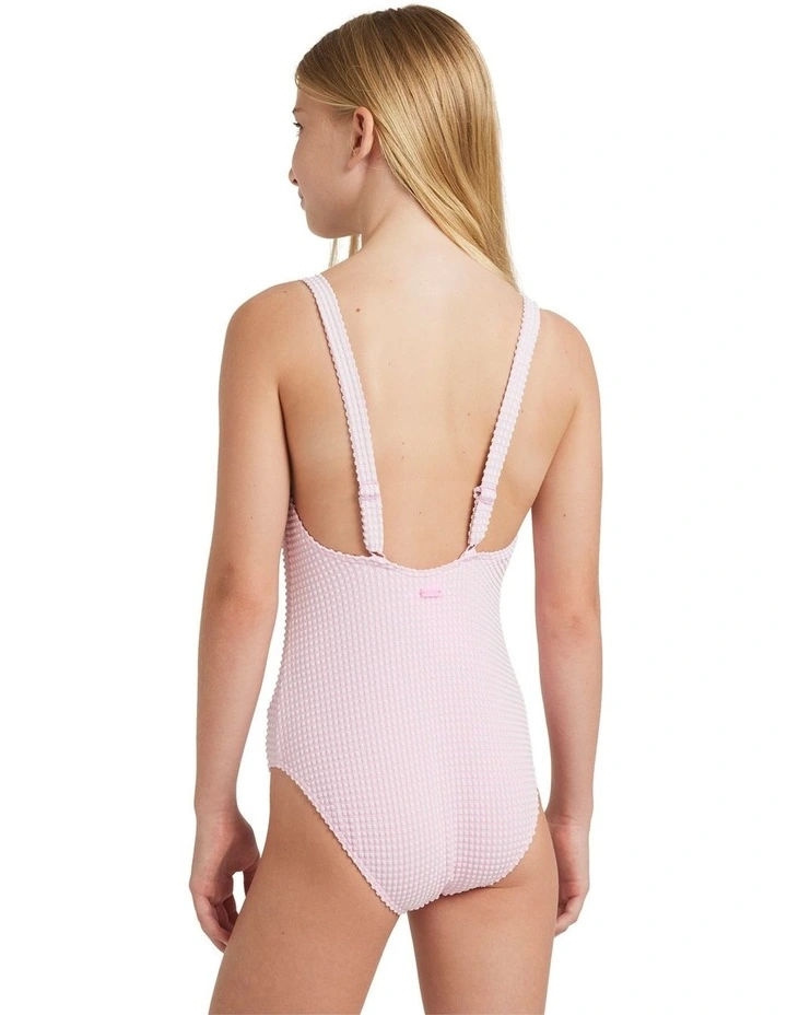 Daisy Check One Piece in Pink image 2