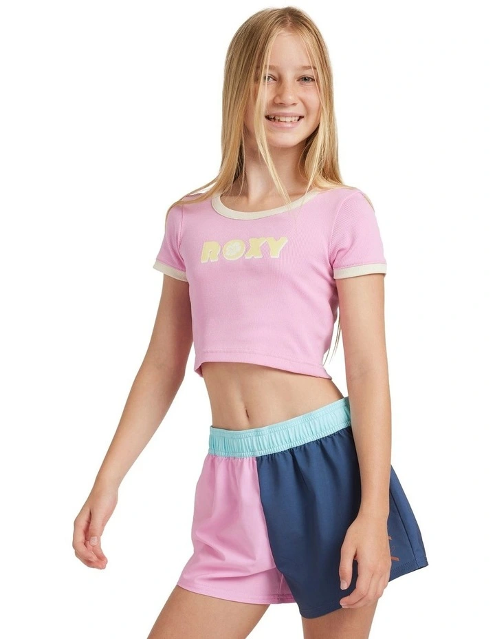 Colorblock Boardshorts in Indigo image 1