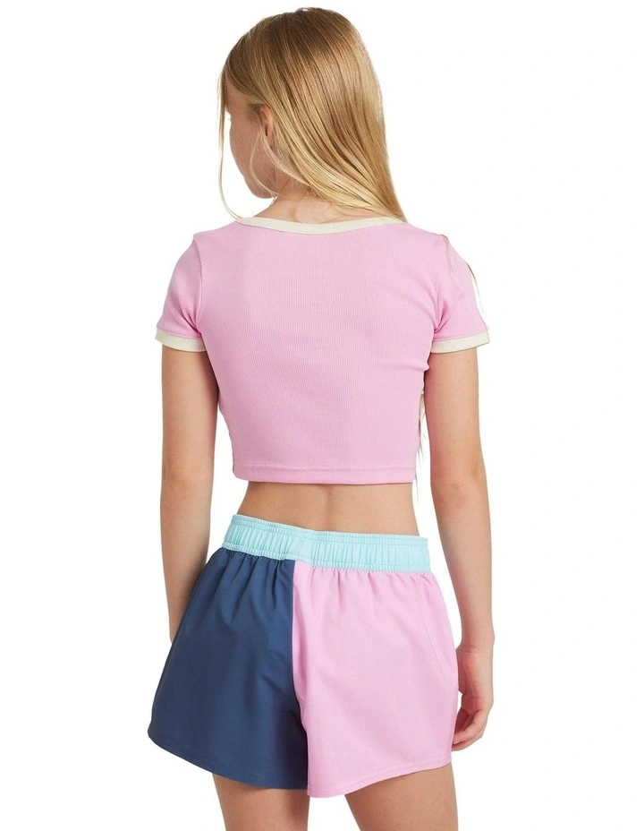 Colorblock Boardshorts in Indigo image 2