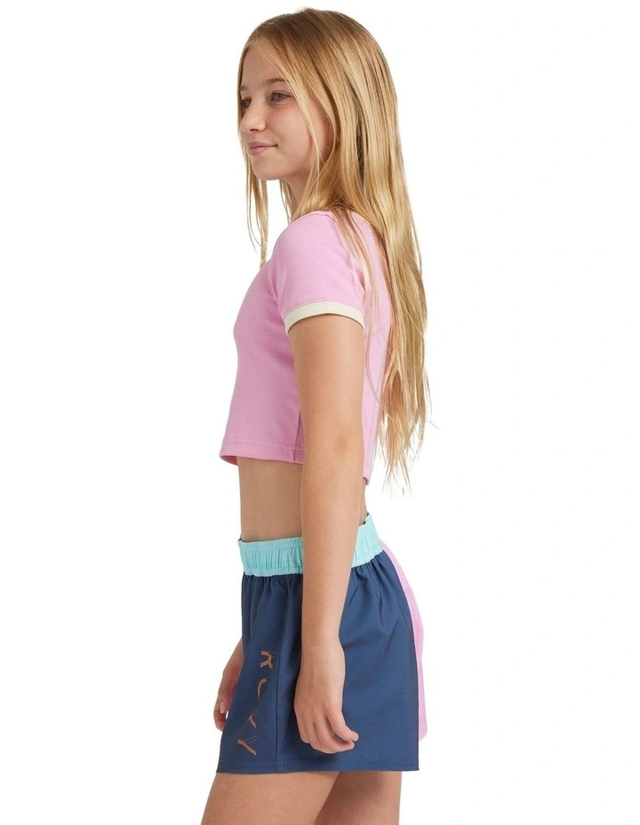 Colorblock Boardshorts in Indigo image 3