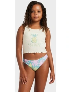 Smile Journey Tank Top in White