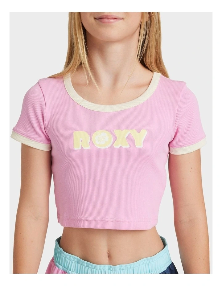 Hey Yeah Yeah T-Shirt in Pink image 4