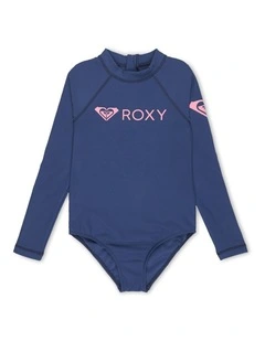 Heater One Piece Rash Vest in Blue