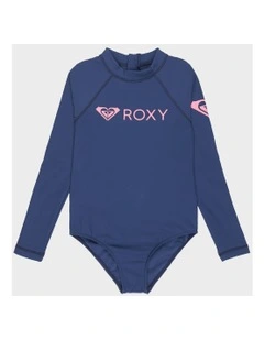 Heater One Piece Rash Vest in Blue