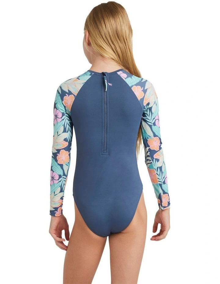 Active One Piece Rash Vest in Indigo image 2