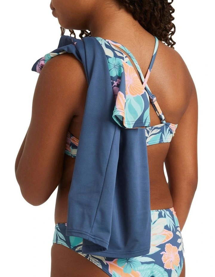 Active Two Piece Rash Vest in Indigo image 4