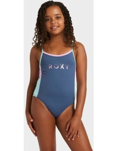 Colorblock One Piece in Indigo