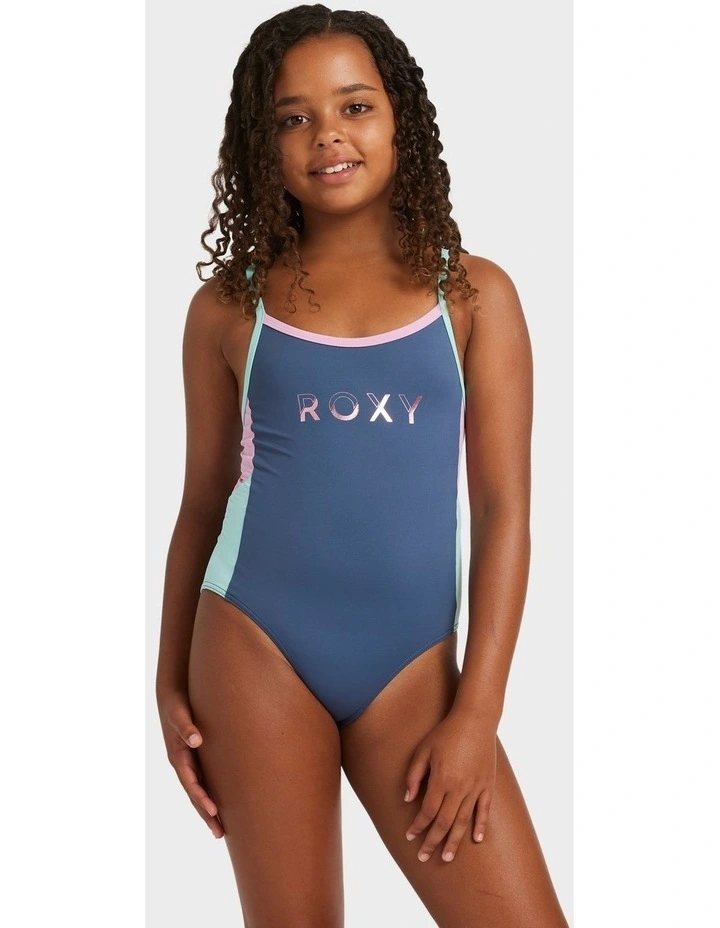 Colorblock One Piece in Indigo image 1