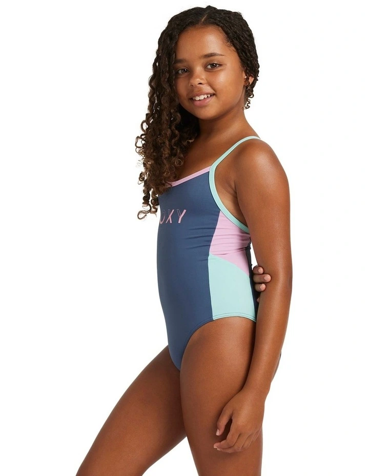 Colorblock One Piece in Indigo image 3