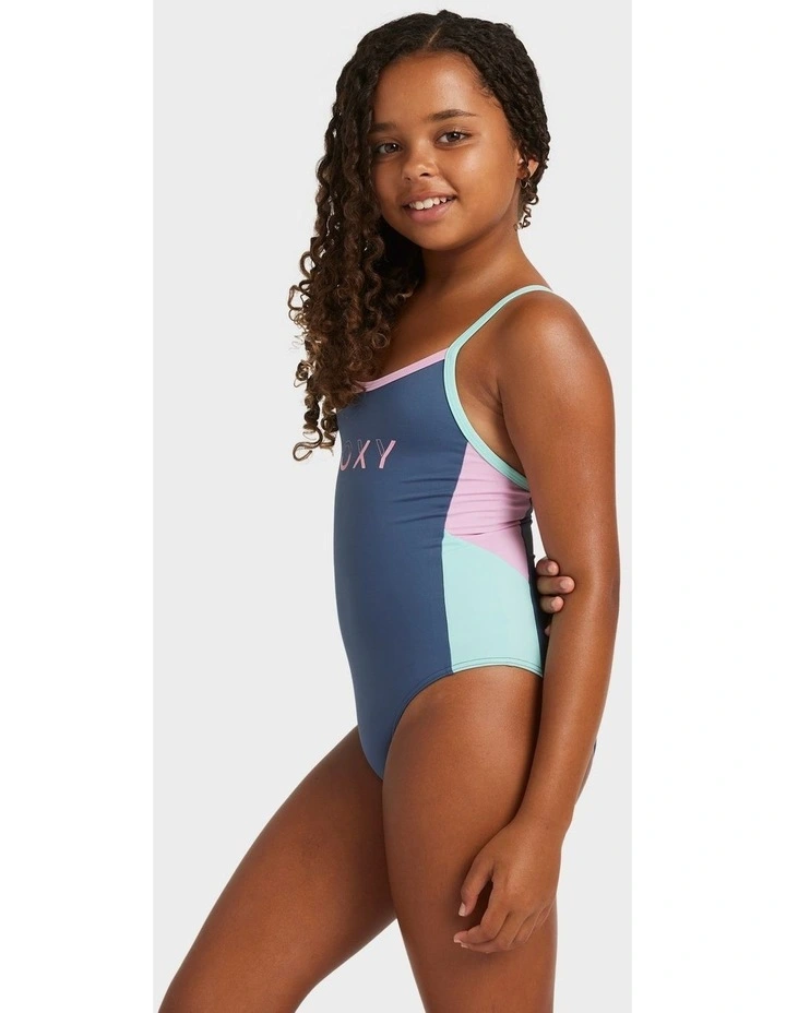 Colorblock One Piece in Indigo image 3