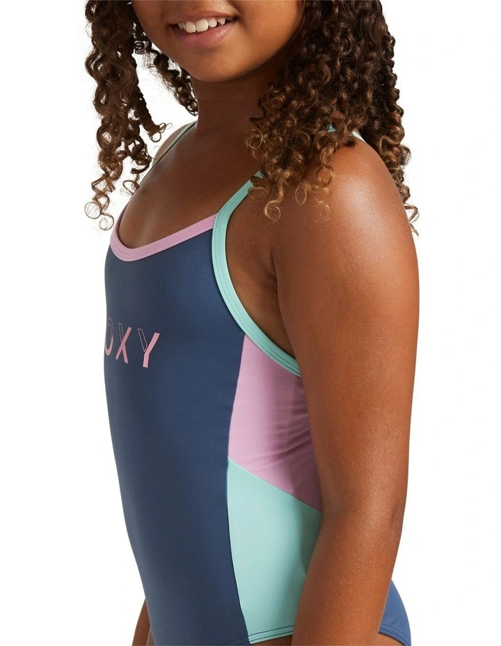 Colorblock One Piece in Indigo image 4