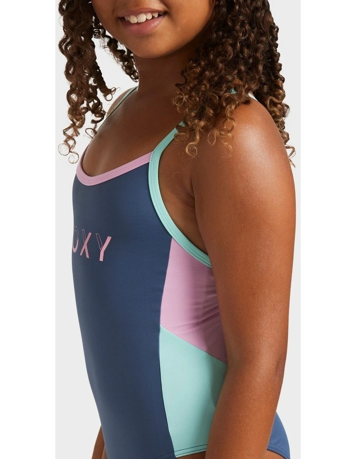 Colorblock One Piece in Indigo image 4
