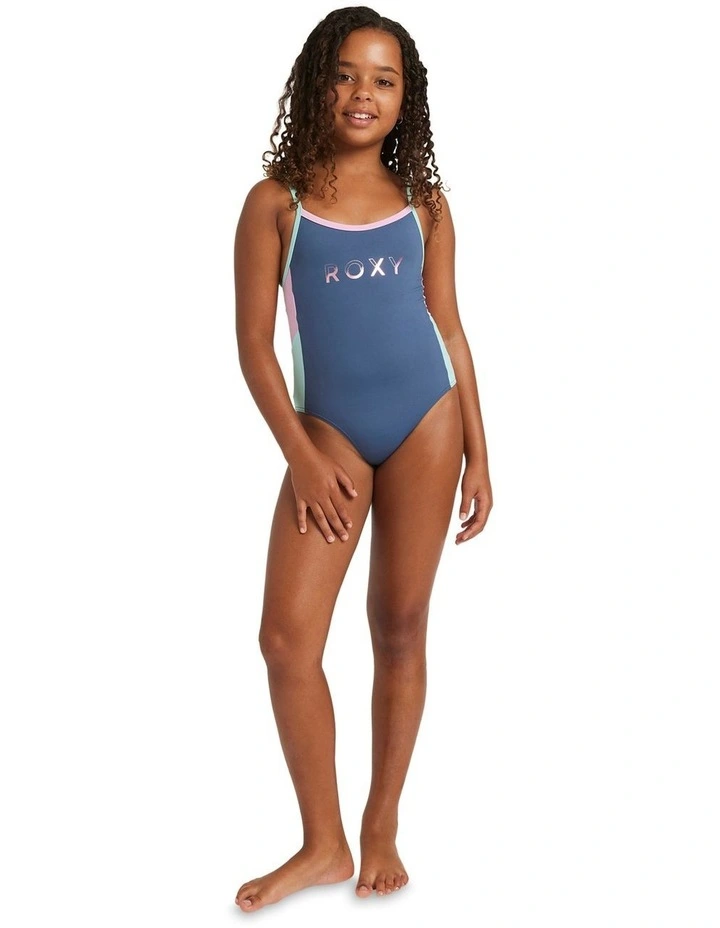 Colorblock One Piece in Indigo image 5