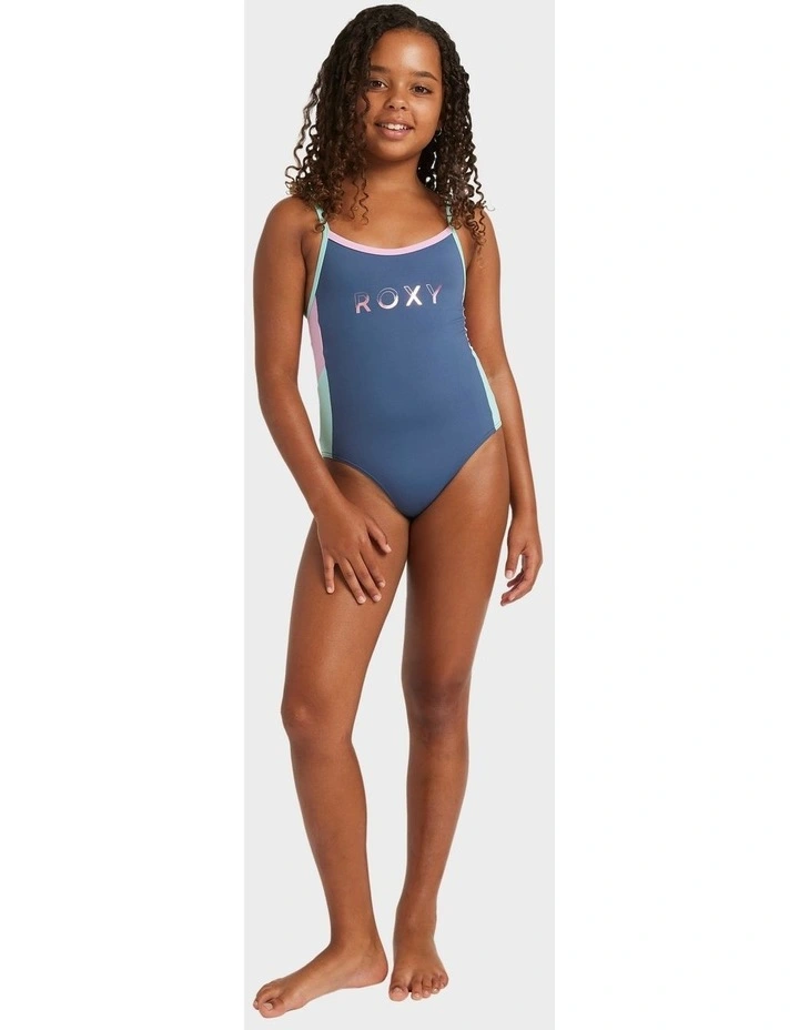 Colorblock One Piece in Indigo image 5