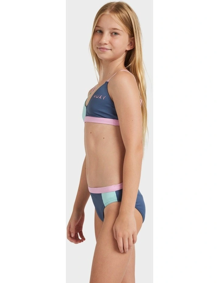 Colorblock Two Piece in Indigo image 3