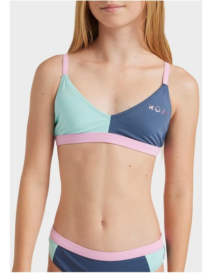 Colorblock Two Piece in Indigo image 4