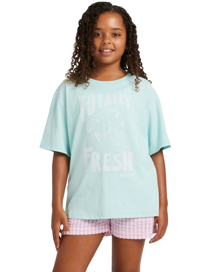 Eveoversize Washed T-Shirt in Blue image 1