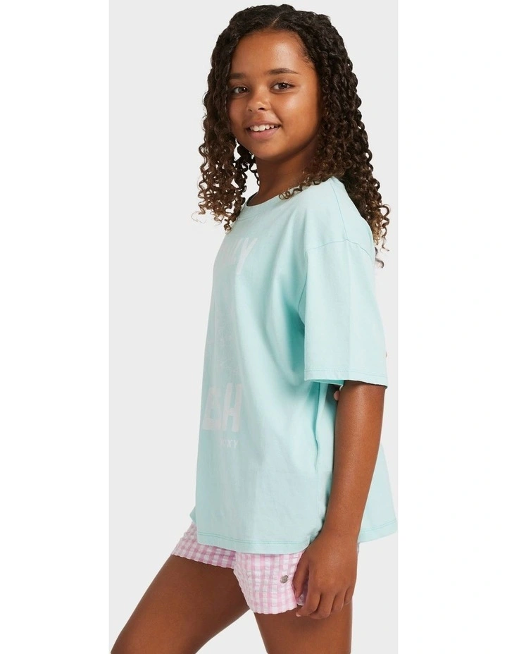 Eveoversize Washed T-Shirt in Blue image 3