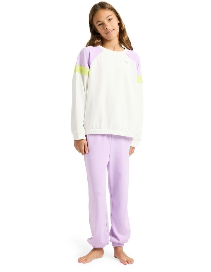 Surf Feeling Wide Trackpants in Purple image 1