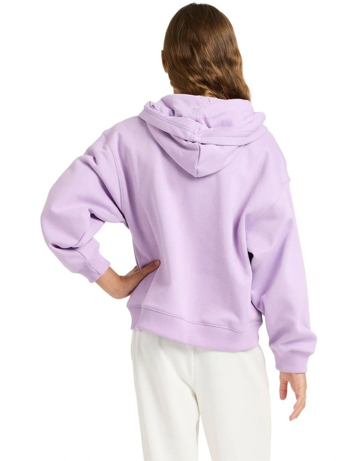 Midnight Hike Brushed Zip Up Hoodie in Purple image 2