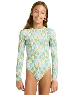 Letter Up Rash Vest in Multi