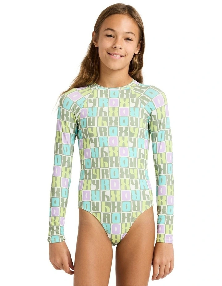 Letter Up Rash Vest in Multi image 1