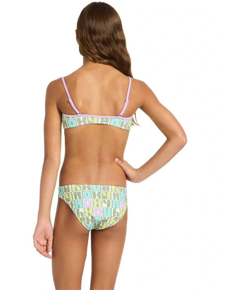 Letter Up Bralette Set Two Piece in Multi image 2