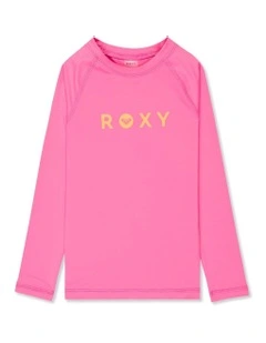 Essential Long Sleeve Rash Vest Pink