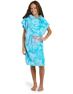Girls RG Stay Magical Hooded Towel in Blue