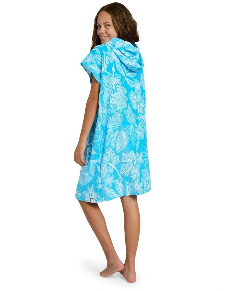 Girls RG Stay Magical Hooded Towel in Blue image 2