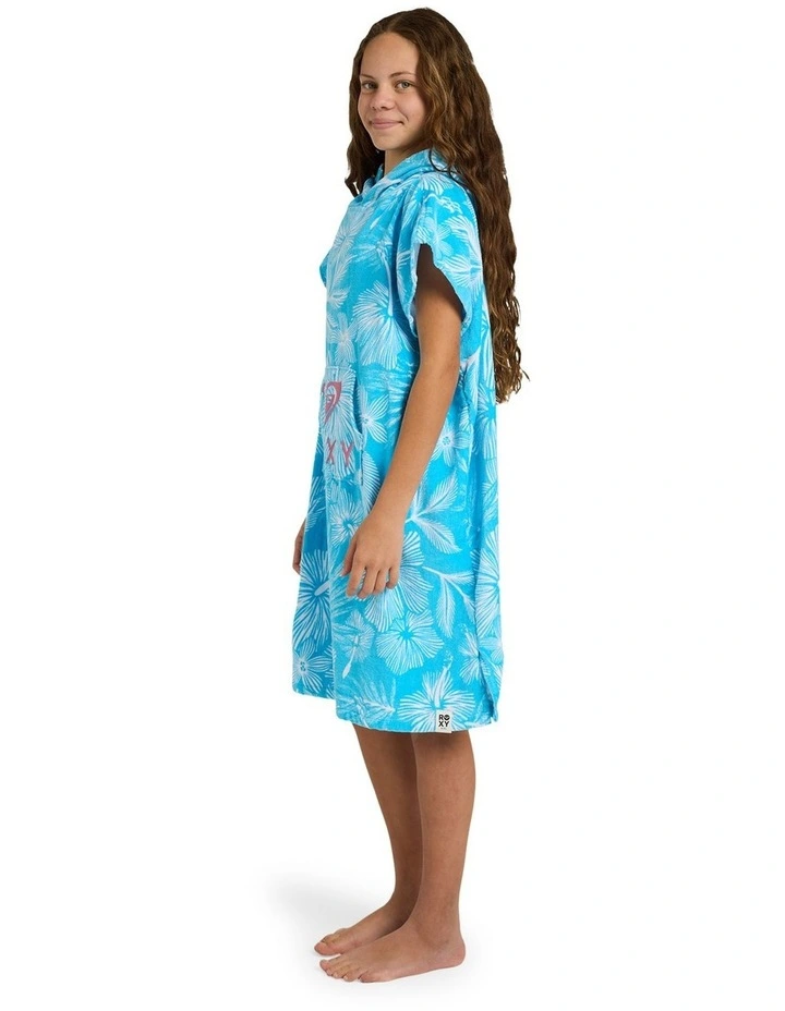 Girls RG Stay Magical Hooded Towel in Blue image 3