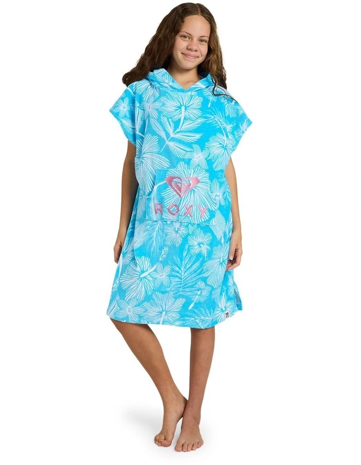Girls RG Stay Magical Hooded Towel in Blue image 5
