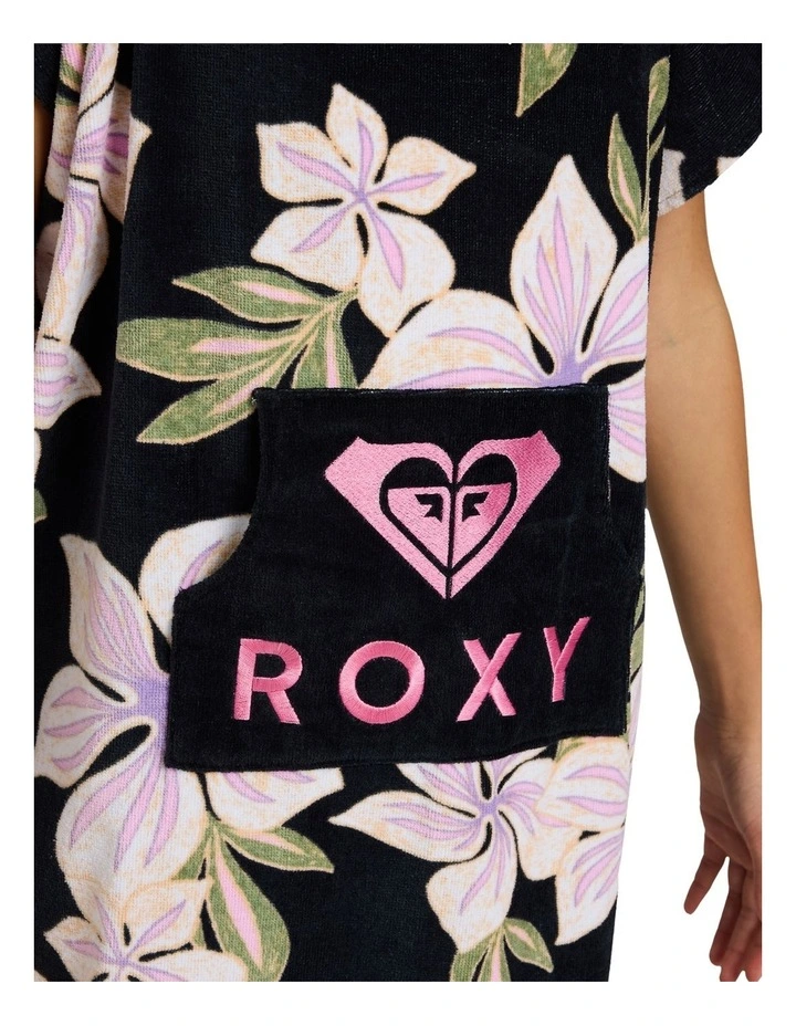 Girls RG Stay Magical Hooded Towel in Green image 4