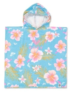 Girls 2-7 Stay Magical Hooded Towel in Blue