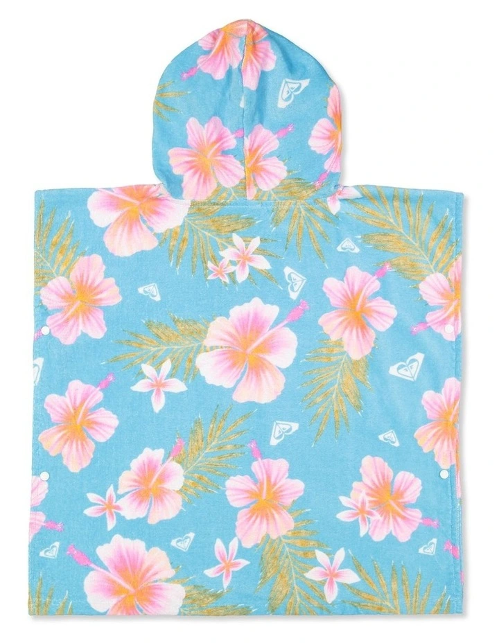 Girls 2-7 Stay Magical Hooded Towel in Blue image 2