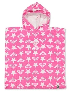 Girls 2-7 Stay Magical Hooded Towel in Pink