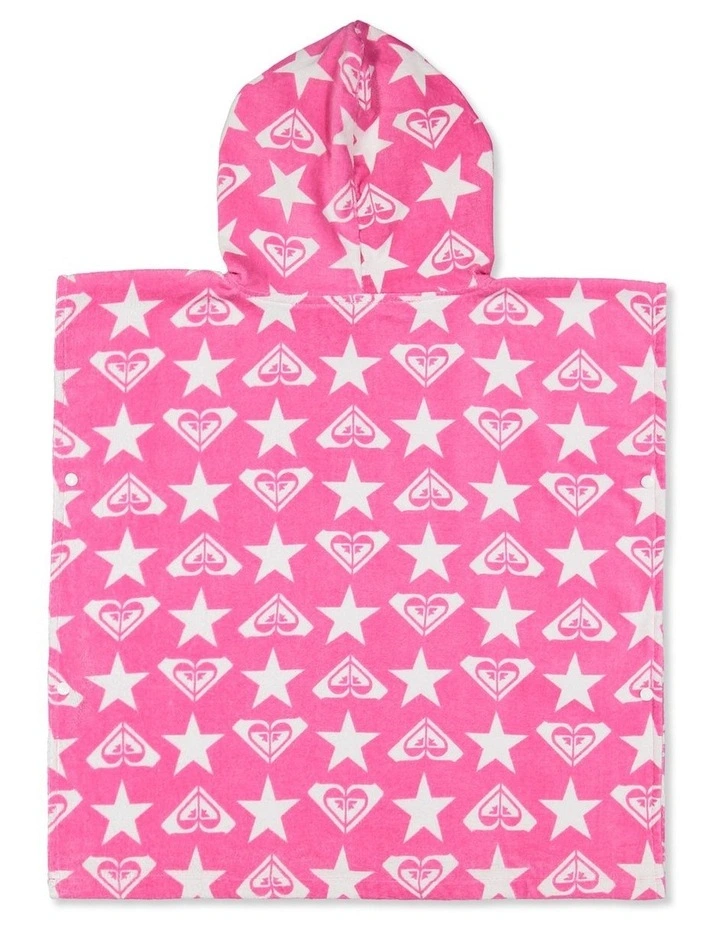 Girls 2-7 Stay Magical Hooded Towel in Pink image 2