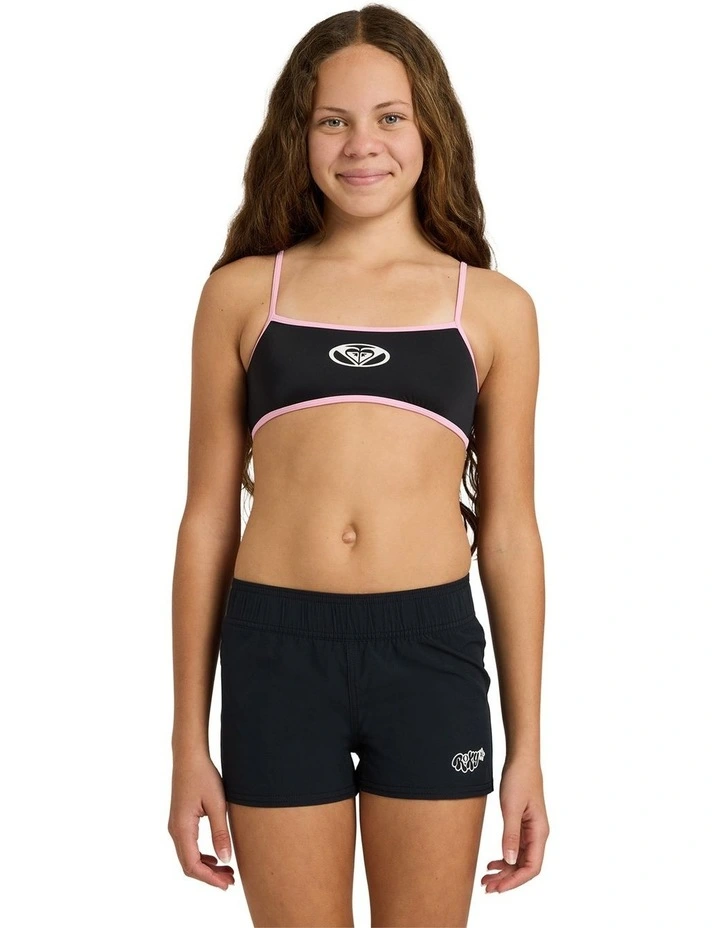 Girls 8-16 Essentials Boardshorts In Purple image 1