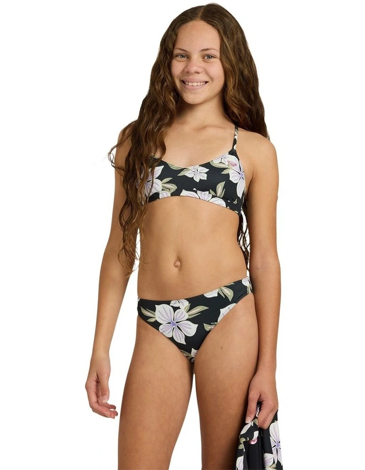 Girls 8-16 Of The Pacific Swim Two Piece in Black image 1