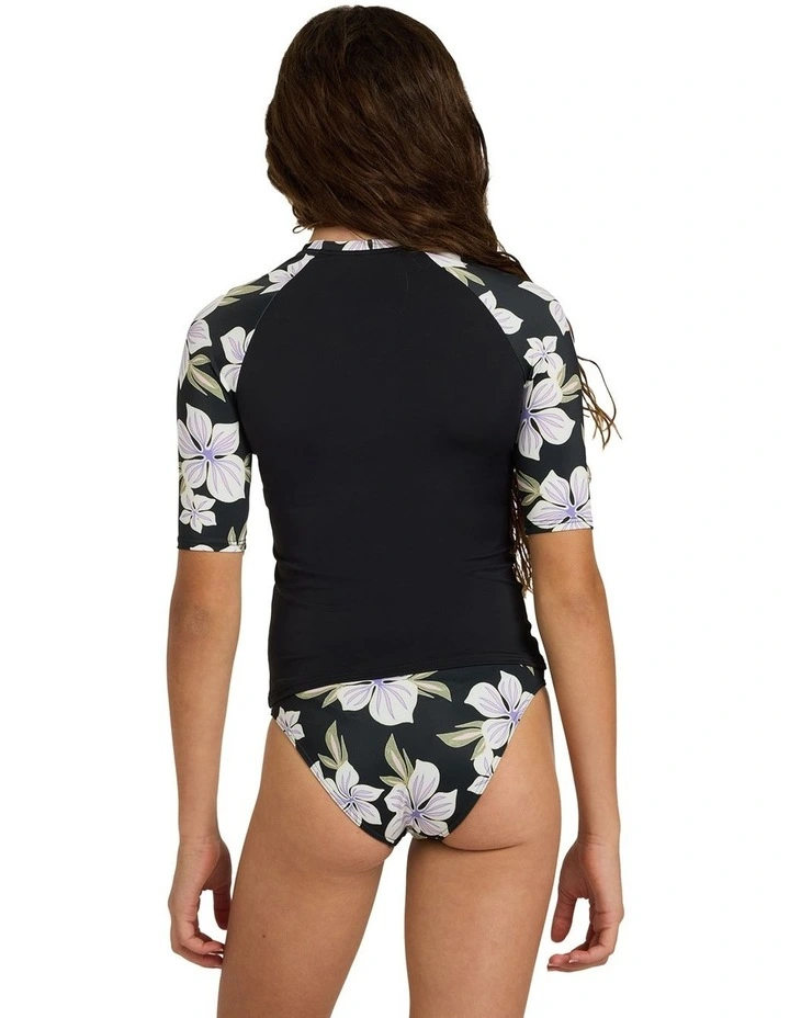 Girls 8-16 Of The Pacific Swim Two Piece in Black image 2