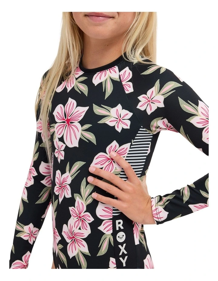 Girls 8-16 Of The Pacific Long Sleeve One Piece Swimsuit in Assorted image 4