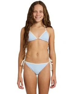 Girls 8-16 Kauai Tiki Tri Two Piece in Blue