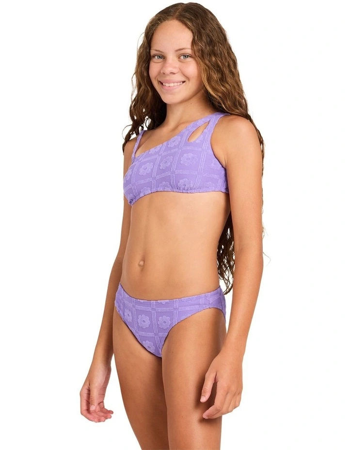 Girls 8-16 The Girls Crop Top Two Piece in Purple image 3