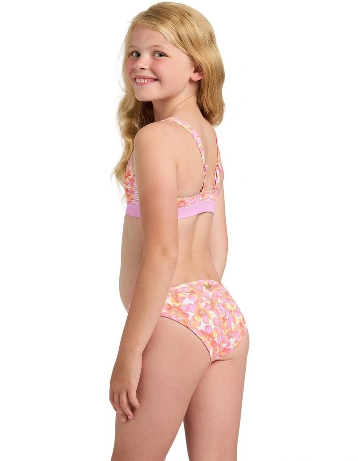 Girls 8-16 Petal Party Crop Top Two Piece in Purple image 2