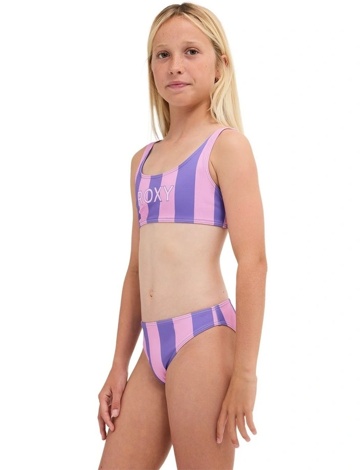 Girls 8-16 Forever Roxy II Bralette Two Piece in Purple image 3
