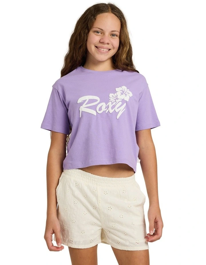 Girls 8-16 Summer Wave T-Shirt in Purple image 1