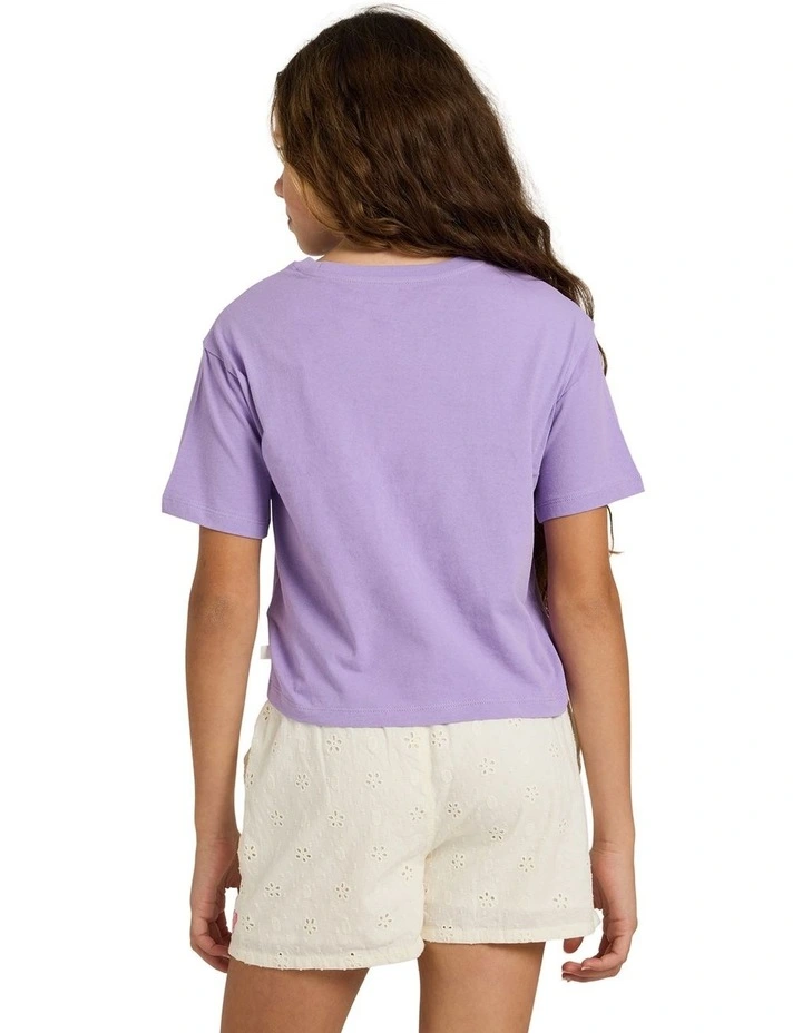 Girls 8-16 Summer Wave T-Shirt in Purple image 2