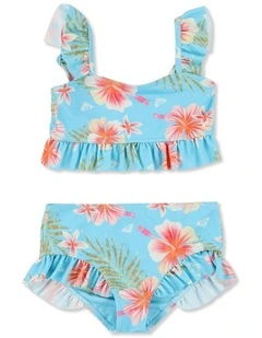 Girls 2-7 Hawayiha Crop Top Two Piece In Pink