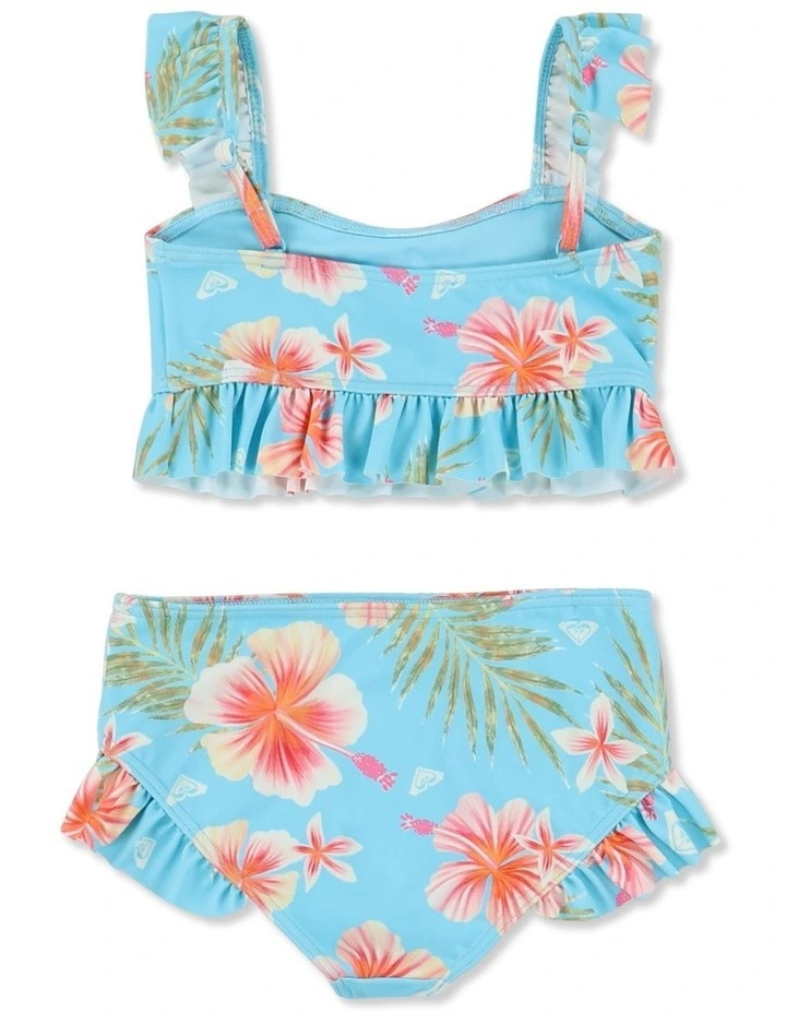 Girls 2-7 Hawayiha Crop Top Two Piece In Pink image 2