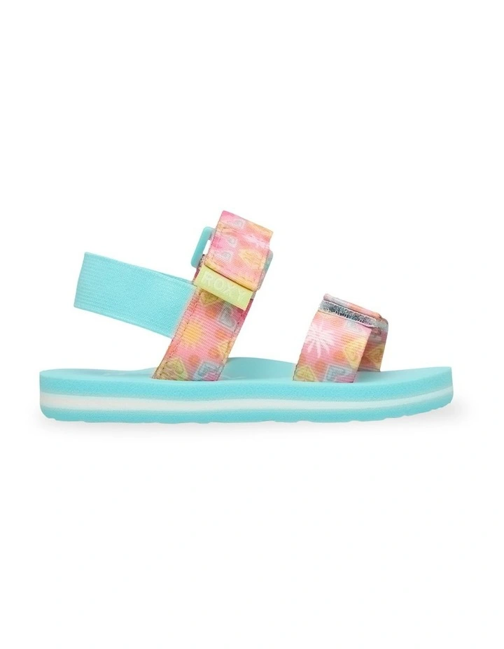 Girls 2-6 TW Roxy Cage Slides in Assorted image 1